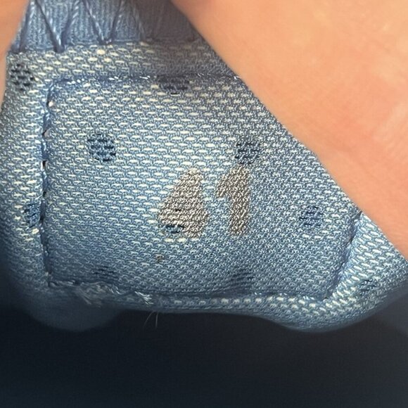 Navyboot Mens Casual Shoes Navy Blue‎ Leather Sneakers EU 41 US 8 Built in Sock - Picture 8 of 8